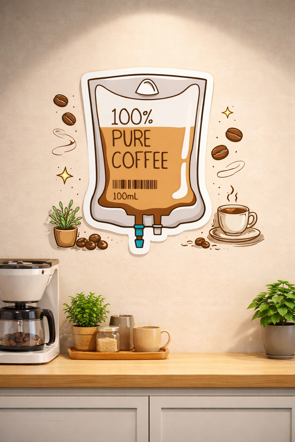 100� COFFEE 12Inch