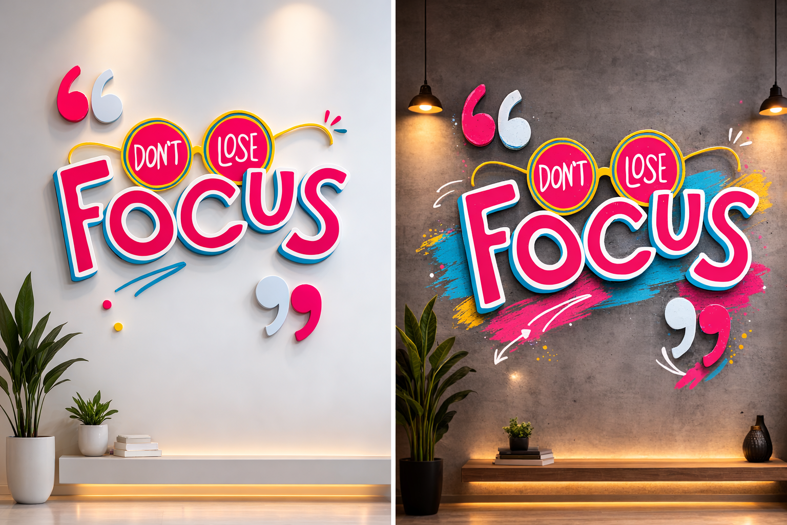 Don't Lose Focus 30inch